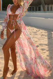 Floral Beach Cover-Up Dress