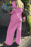 Striped Relaxed Fit Pants Set