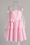 Tiered Ruffle Mini Dress