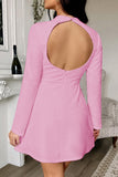 Stylish Long-Sleeve Casual Dress