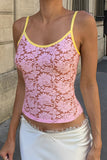 Lace Trim Camisole Top