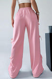 Side Tie Ribbon Casual Pants