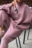 Relaxed Fit Sweater and Pants Set
