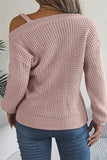 Off-Shoulder Knit Sweater