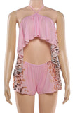 Chic Ruffled Shorts Set