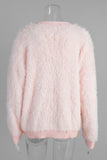 Button-Up Fuzzy Cardigan