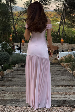 Off-Shoulder Evening Dress