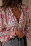 Floral Button-Down Blouse