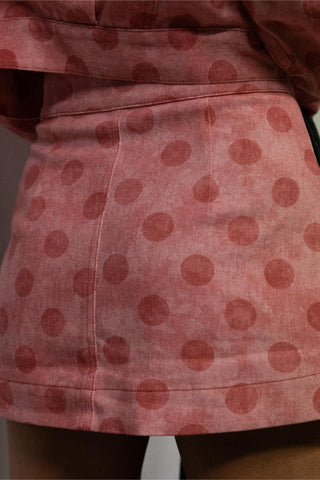 Polka Dot Mini Skirt