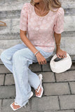 Floral Lace Short Sleeve Top