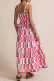 Tiered Floral Maxi Dress