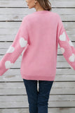 Heart Patterned Cozy Sweater