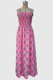 Smocked Floral Maxi Dress
