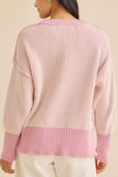 Stylish Striped Knit Sweater