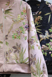 Floral Pattern Bomber Jacket