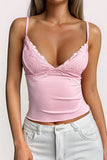 Lace-Trimmed Tank Top