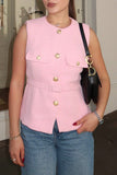 Embellished Buttoned Vest