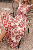 Floral Print Maxi Dress
