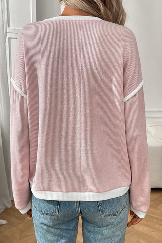 Casual Ribbed Sweater