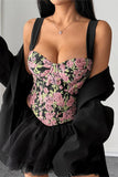 Animal Print Bustier Tank Top