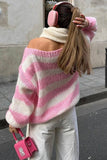 Striped Knit Sweater