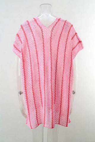 Breezy Knit V-Neck Cover-Up