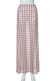 Checkered Maxi Skirt