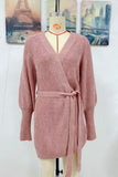 Tie-Waist Longline Cardigan