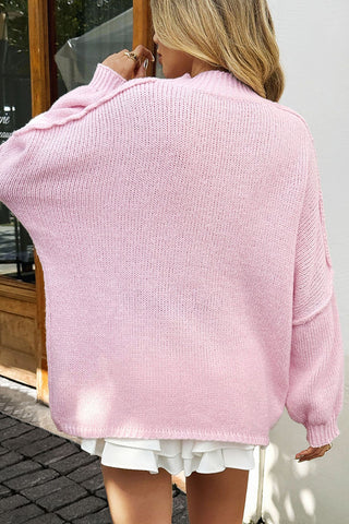 Casual Knit Sweater with Relaxed Fit