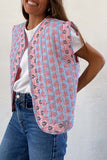 Floral Quilted Vest