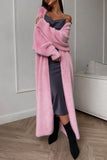 Cozy Longline Open-Front Cardigan