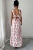 Maxi Dress with Floral Print