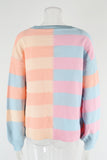 Casual Striped Knit Sweater