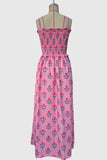 Smocked Floral Maxi Dress