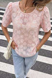 Floral Lace Short Sleeve Top
