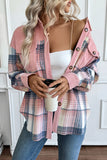 Button-Up Plaid Overshirt