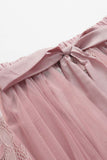 Elegant Tie-Waist Maxi Skirt