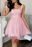 Sparkling Starry Casual Mini Dress