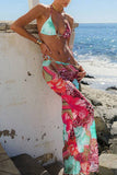 Floral Two-Piece Swimwear Set