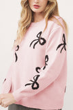 Bow-Decorated Sweater