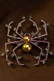 Intricate Gemstone Brooch