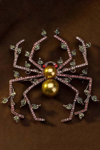 Intricate Gemstone Brooch