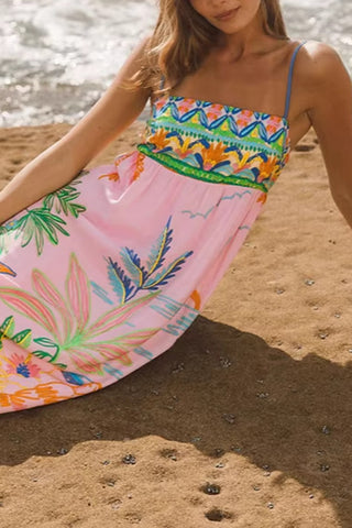 Sleeveless Floral Maxi Dress