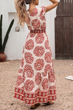 Floral Print Maxi Dress