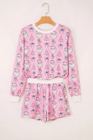 Ho Ho Ho Christmas Lounge Short Set