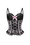 Lace-Up Corset Tank Top