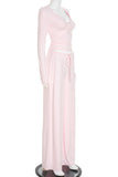 Stylish Long-Sleeve Pants Set