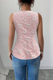 Elegant Button-Front Tank Top