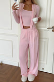 Three-Piece Relaxed Pants Set