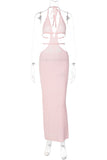 Strappy Cut-Out Maxi Dress